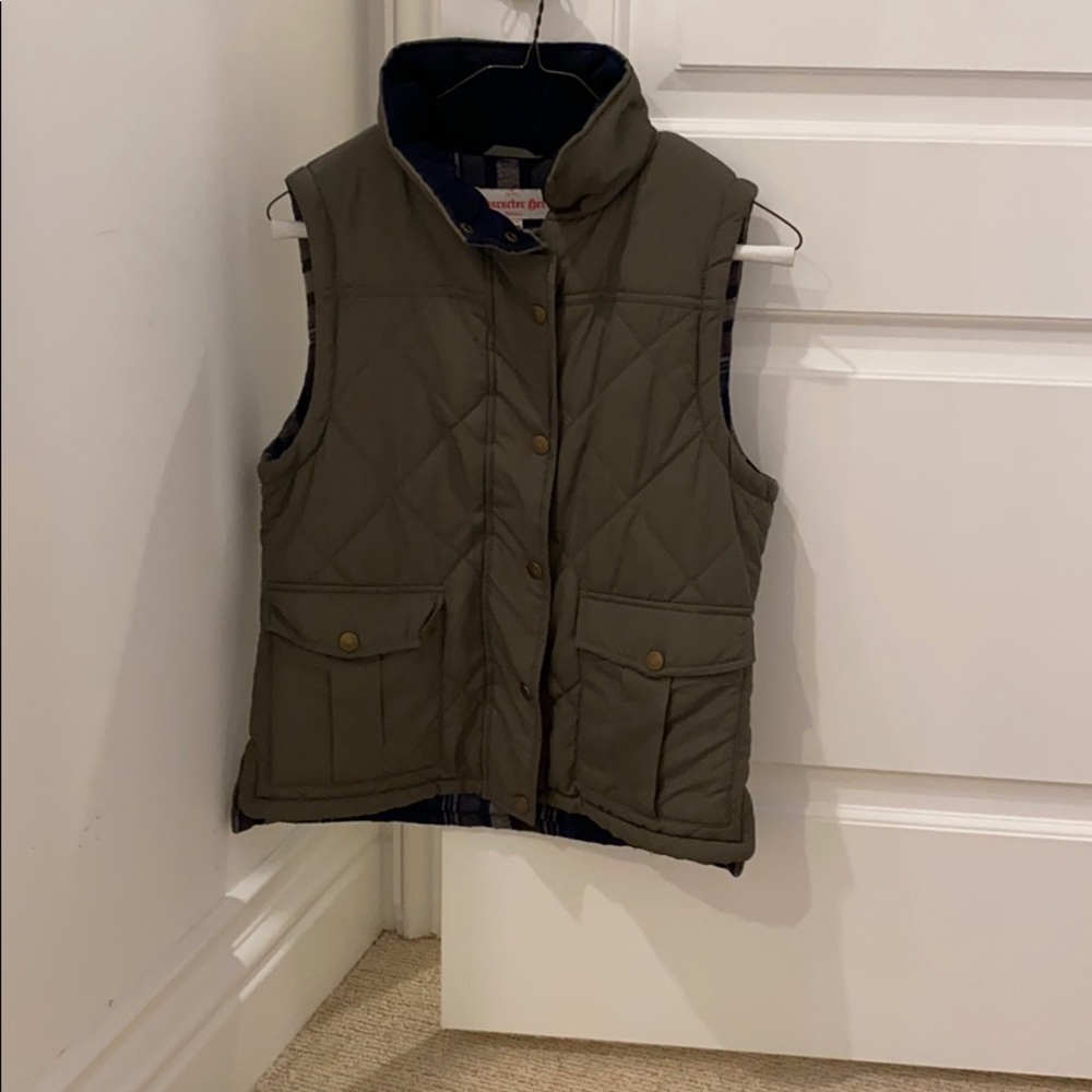 Hunter green vest